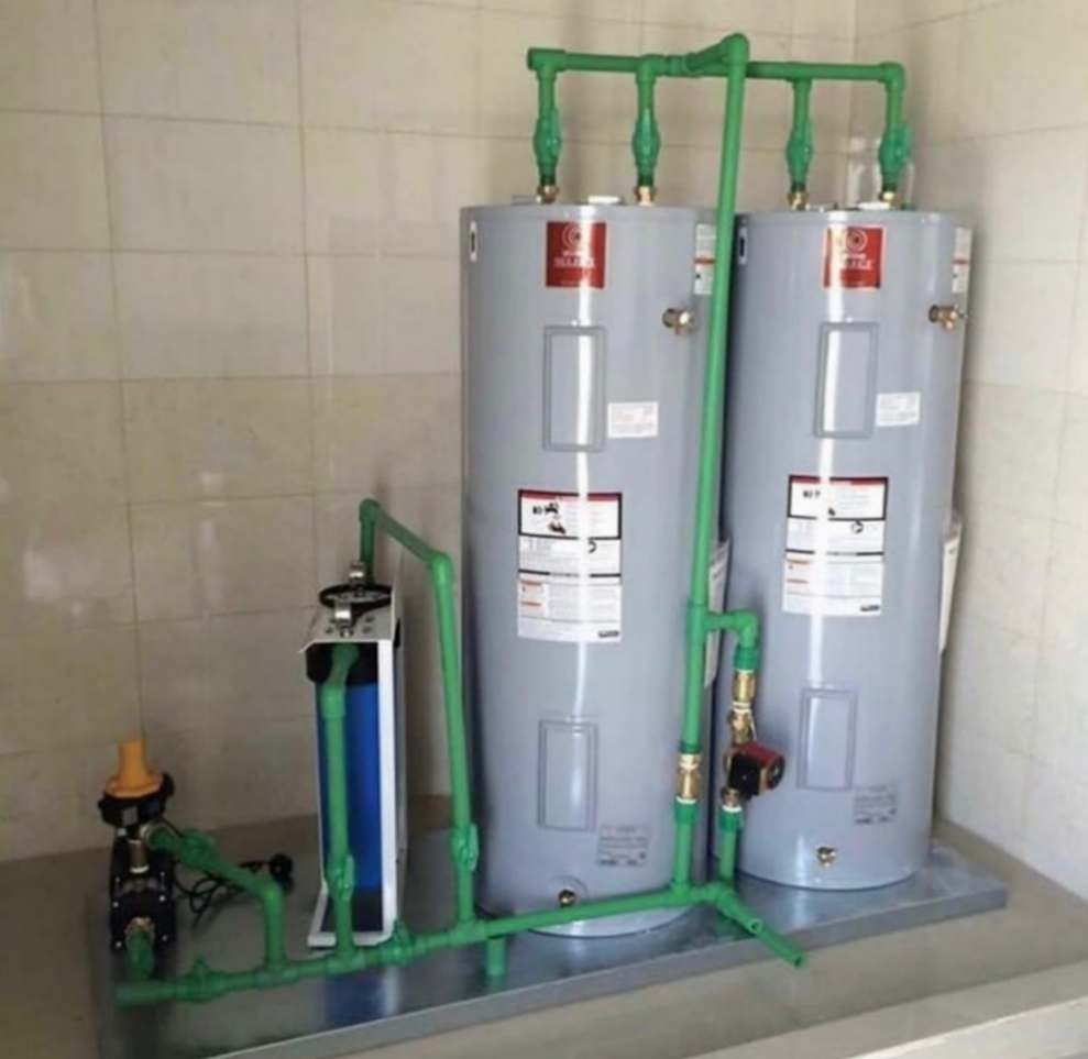 تركيب السخان المركزي